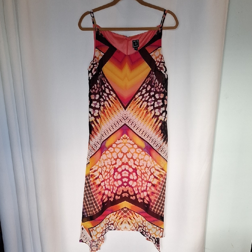 RM LL Colorful Geometric Print Women's Sun Dress  Size 10